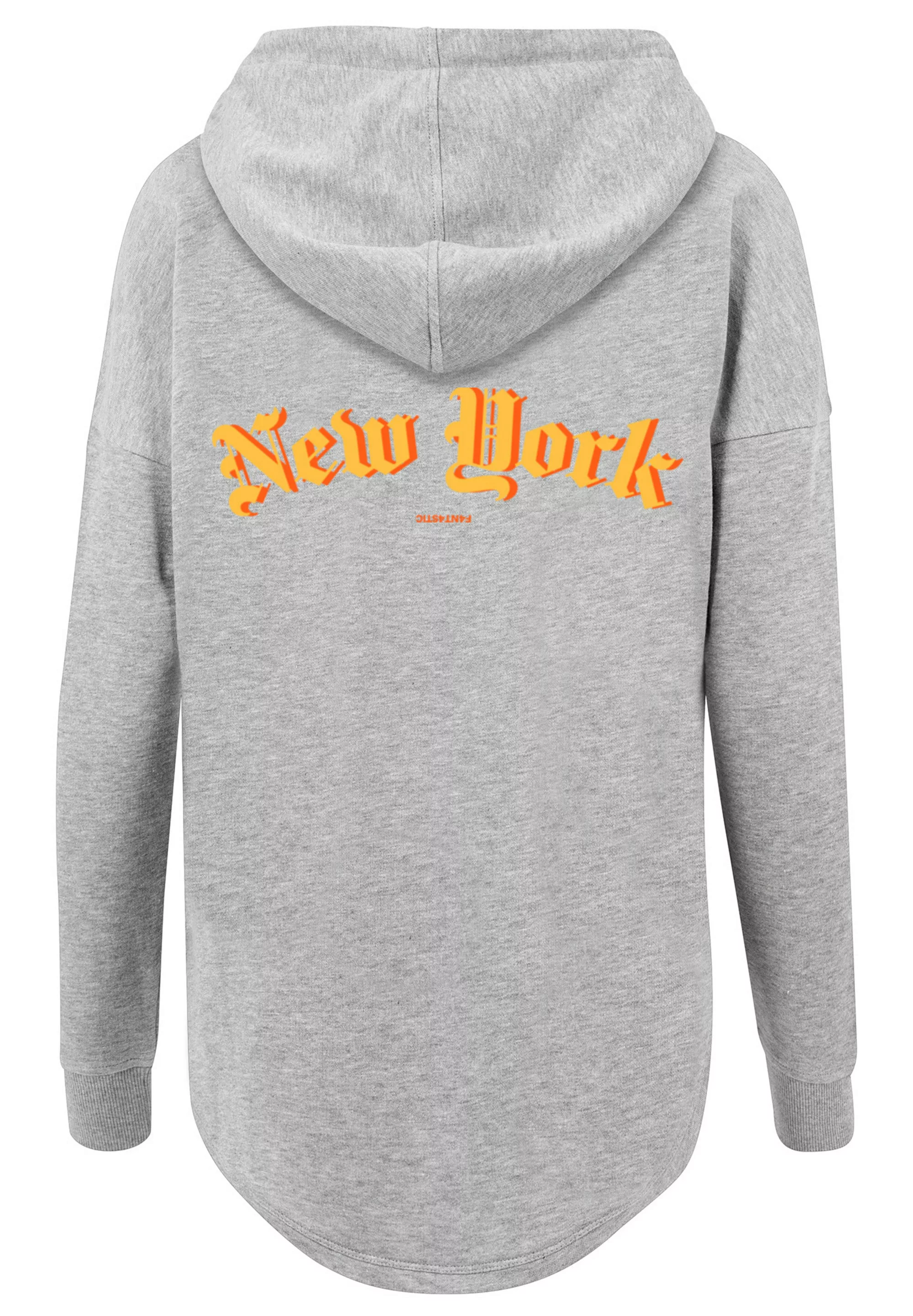 F4NT4STIC Kapuzenpullover "New York Orange OVERSIZE HOODIE", Print günstig online kaufen