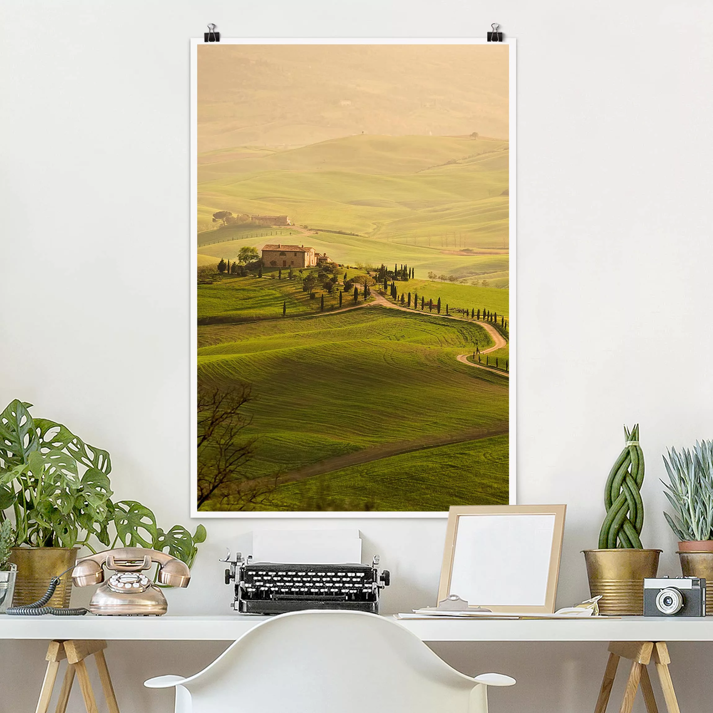 Poster Natur & Landschaft - Hochformat Chianti Toskana günstig online kaufen