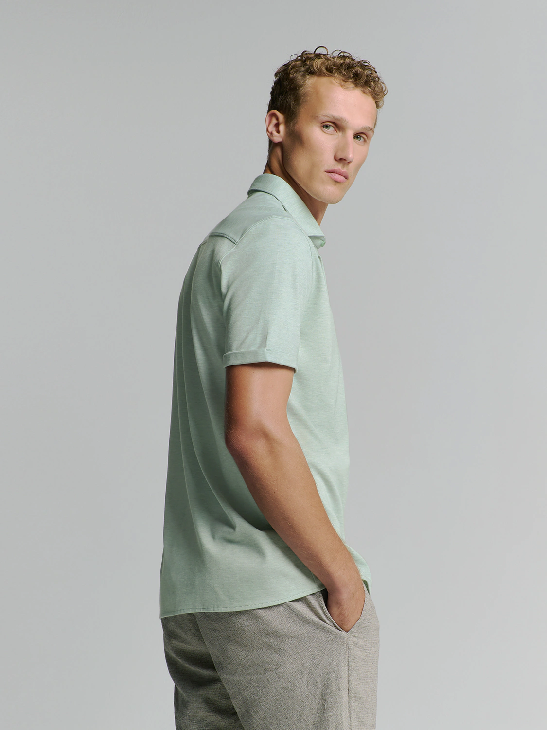 NO EXCESS Langarmhemd "No Excess Jersey-Hemd" günstig online kaufen