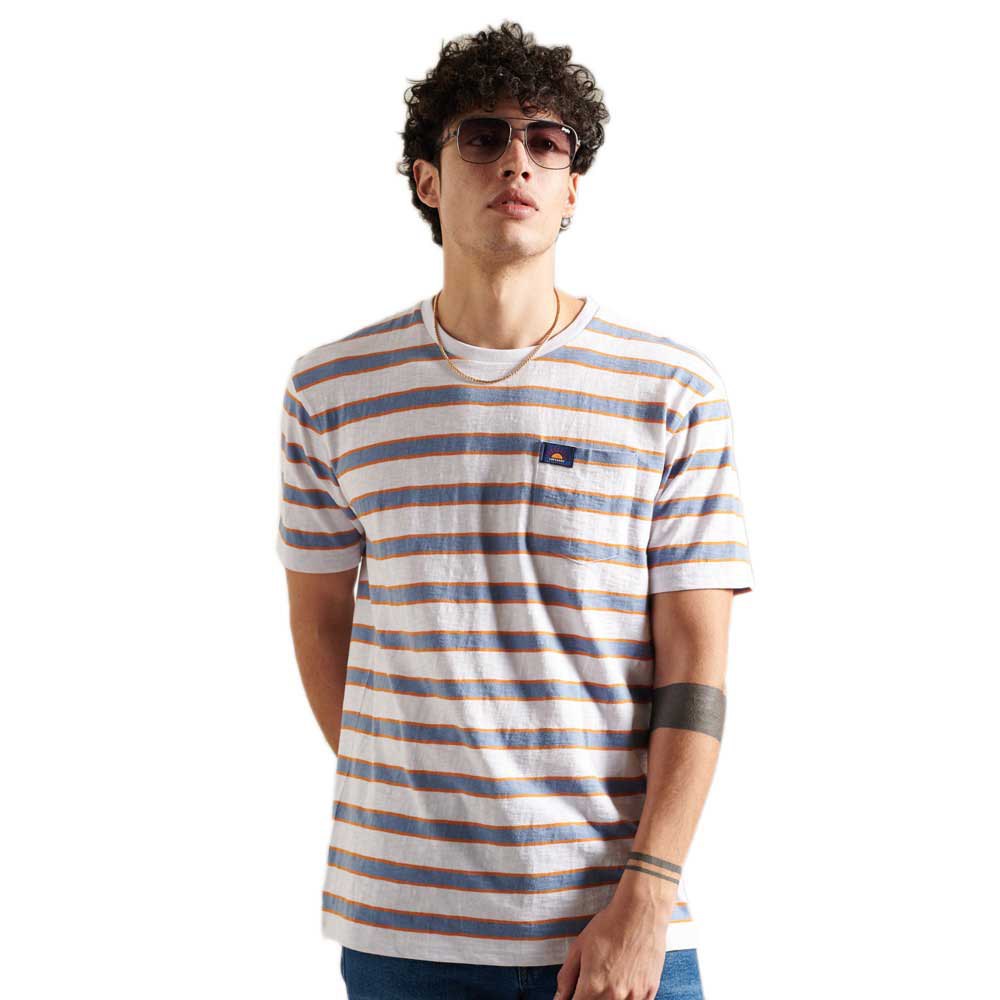 Superdry Cali Surf Relaxed Fit Kurzarm T-shirt XL Optic Multi günstig online kaufen
