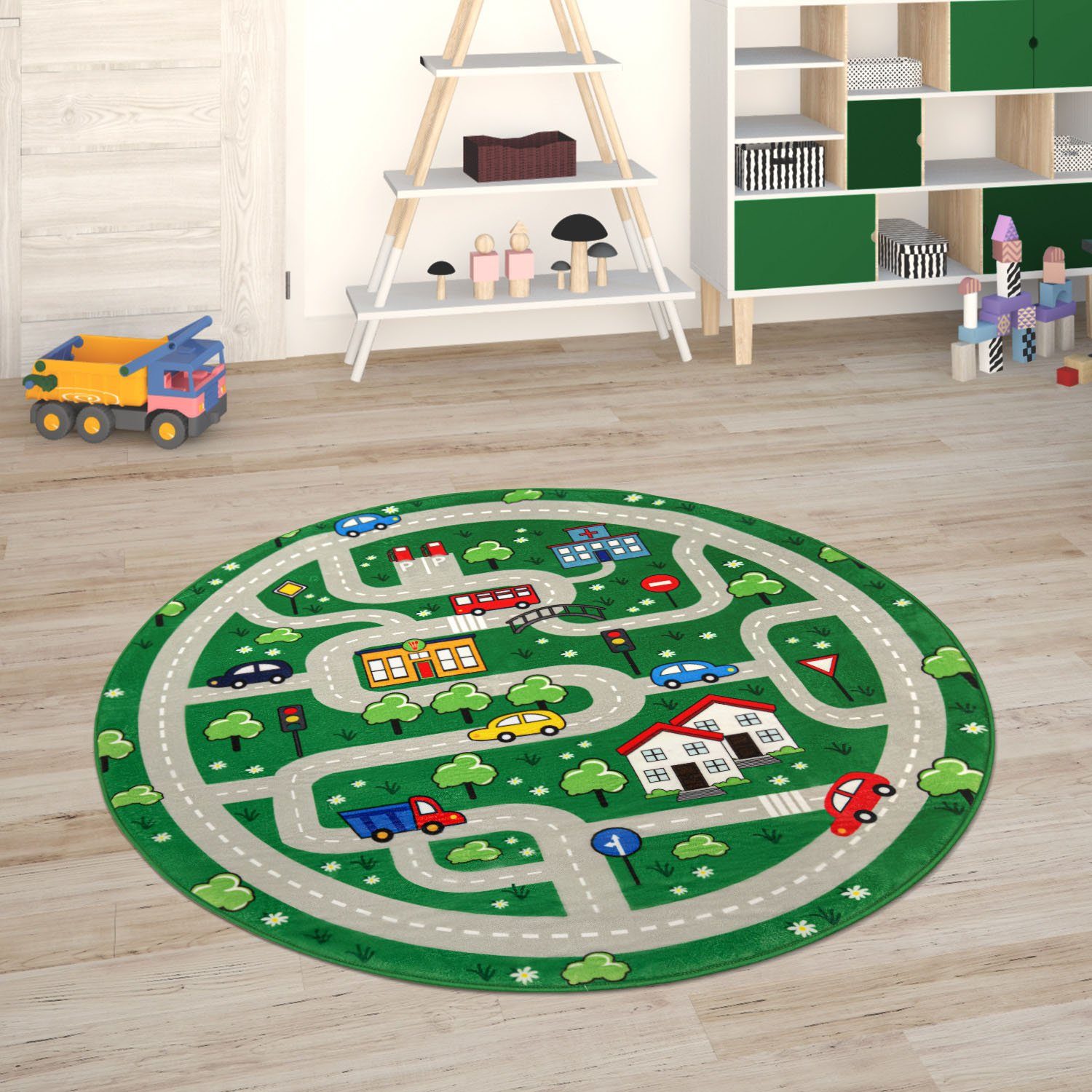 Paco Home Kinderteppich Chicos 559, rund, günstig online kaufen