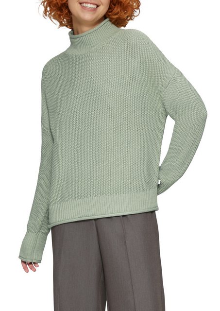 QS Strickpullover, mit geripptem Rollkragen günstig online kaufen