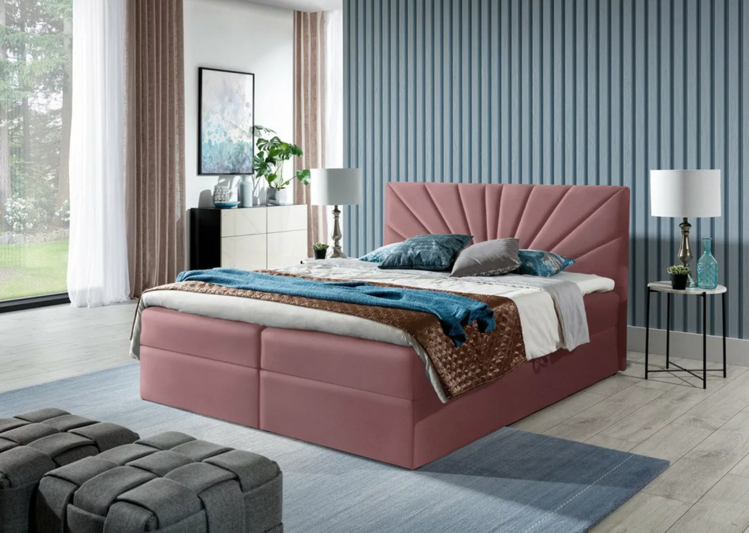 99rooms Boxspringbett Lazzaro (Schlafzimmerbett, Bett), Design günstig online kaufen