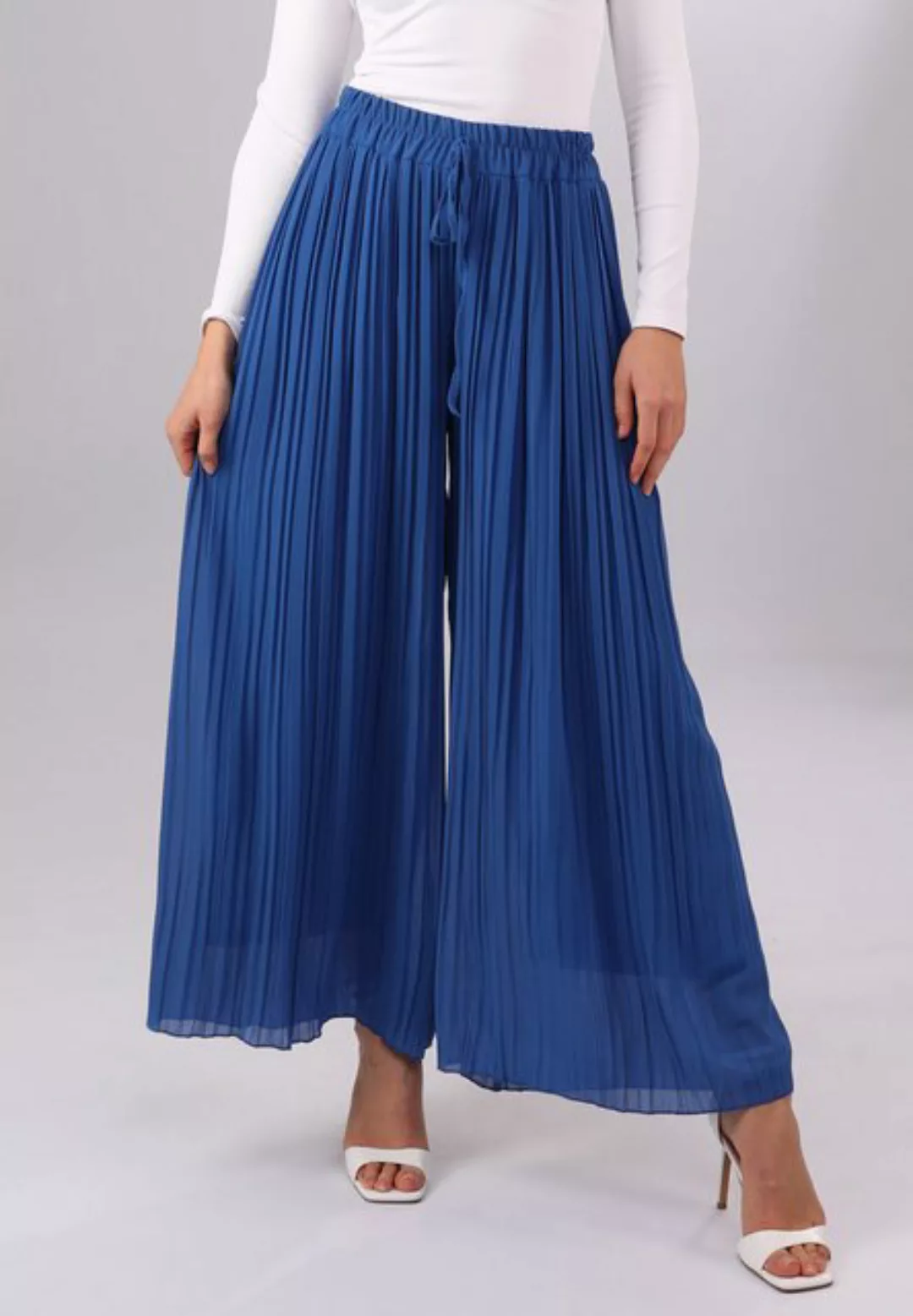 YC Fashion & Style Marlene-Hose Plissee Hose in Schlupfform mit Kordelzug, günstig online kaufen