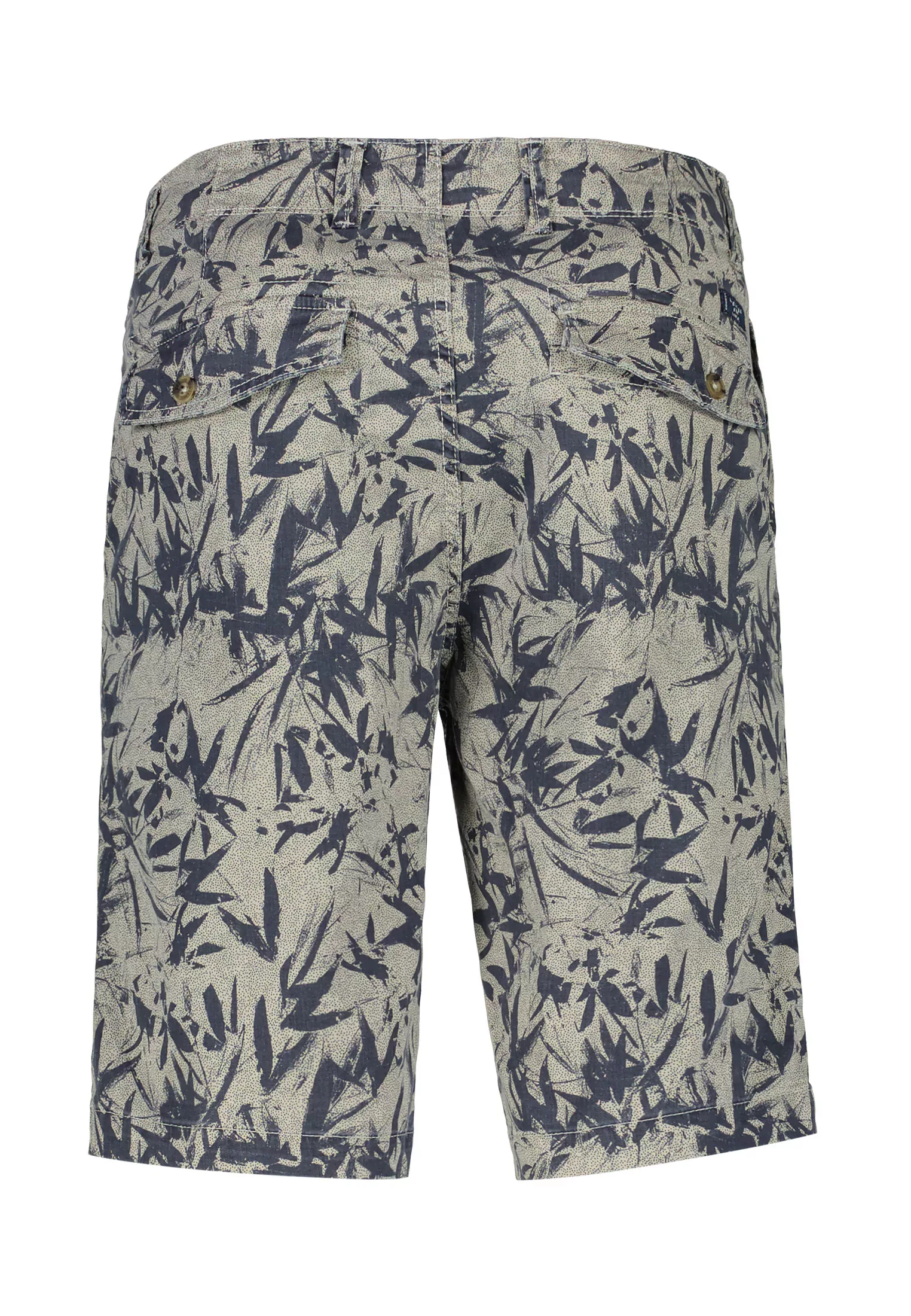 LERROS Chinoshorts "LERROS Chino Bermuda mit floralem Print" günstig online kaufen