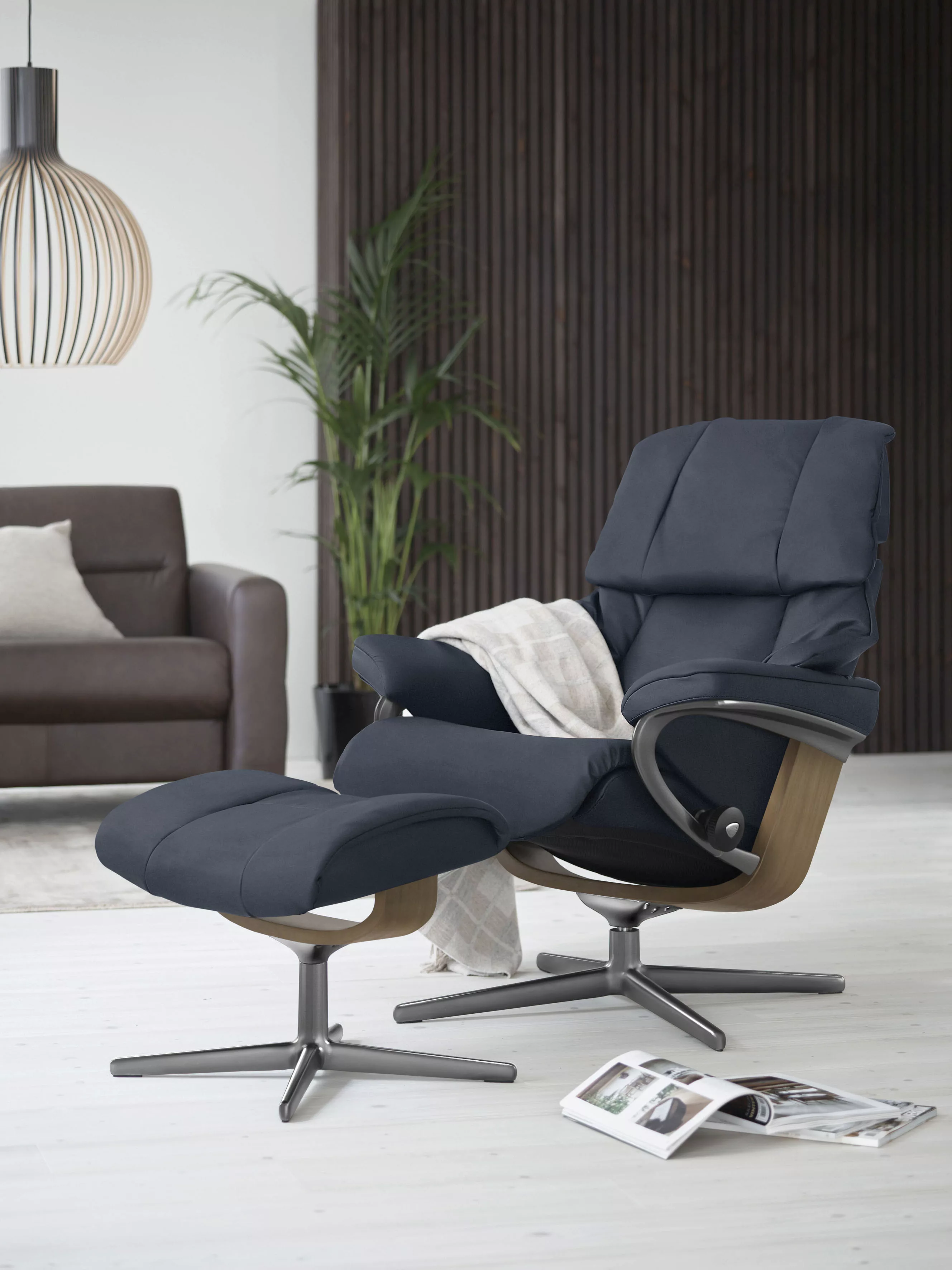 Stressless® Relaxsessel »Reno«, (Set, Relaxsessel mit Hocker), mit Hocker, günstig online kaufen