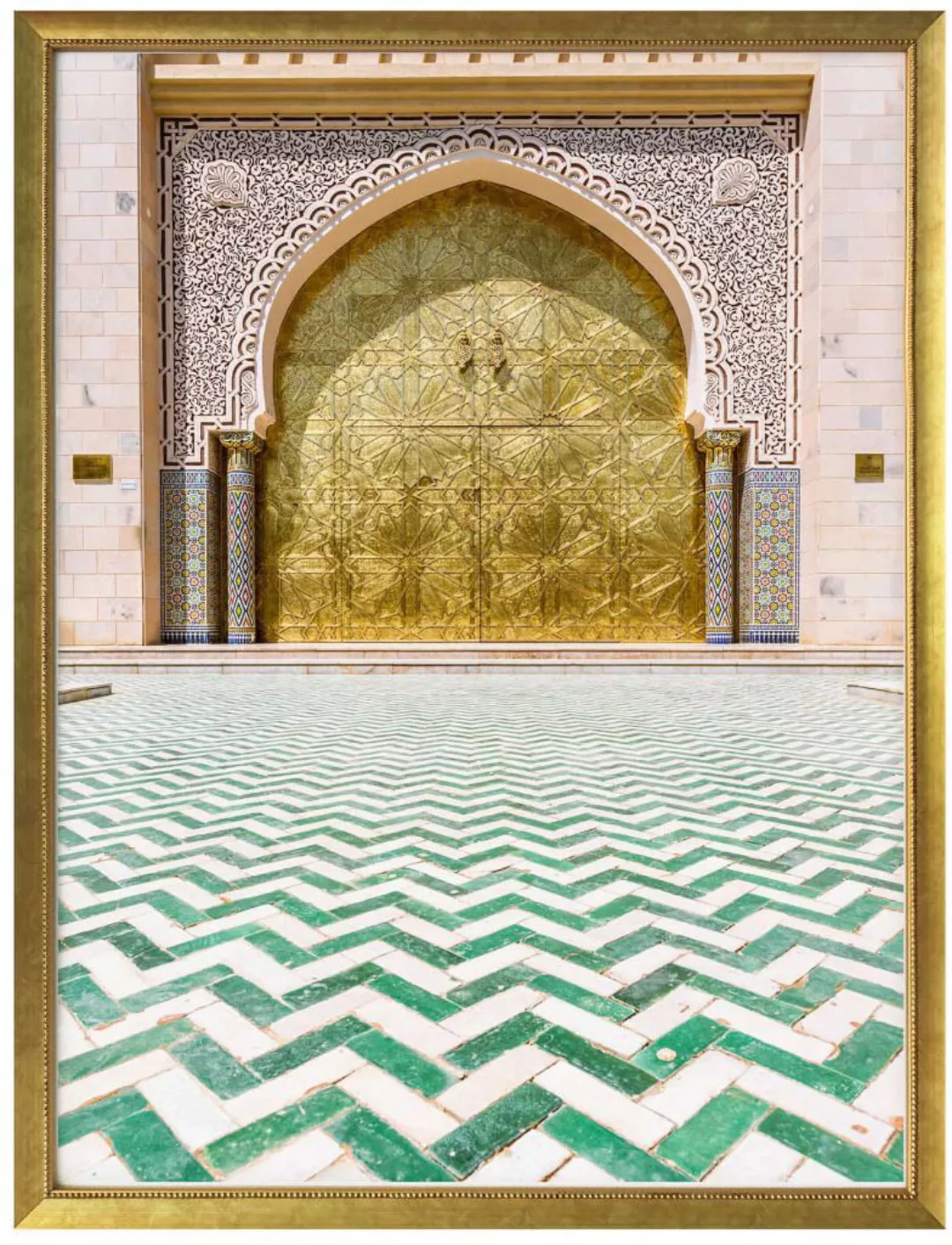 Wall-Art Poster »Alawi Moschee Oman«, Gebäude, (1 St.), Poster ohne Bilderr günstig online kaufen