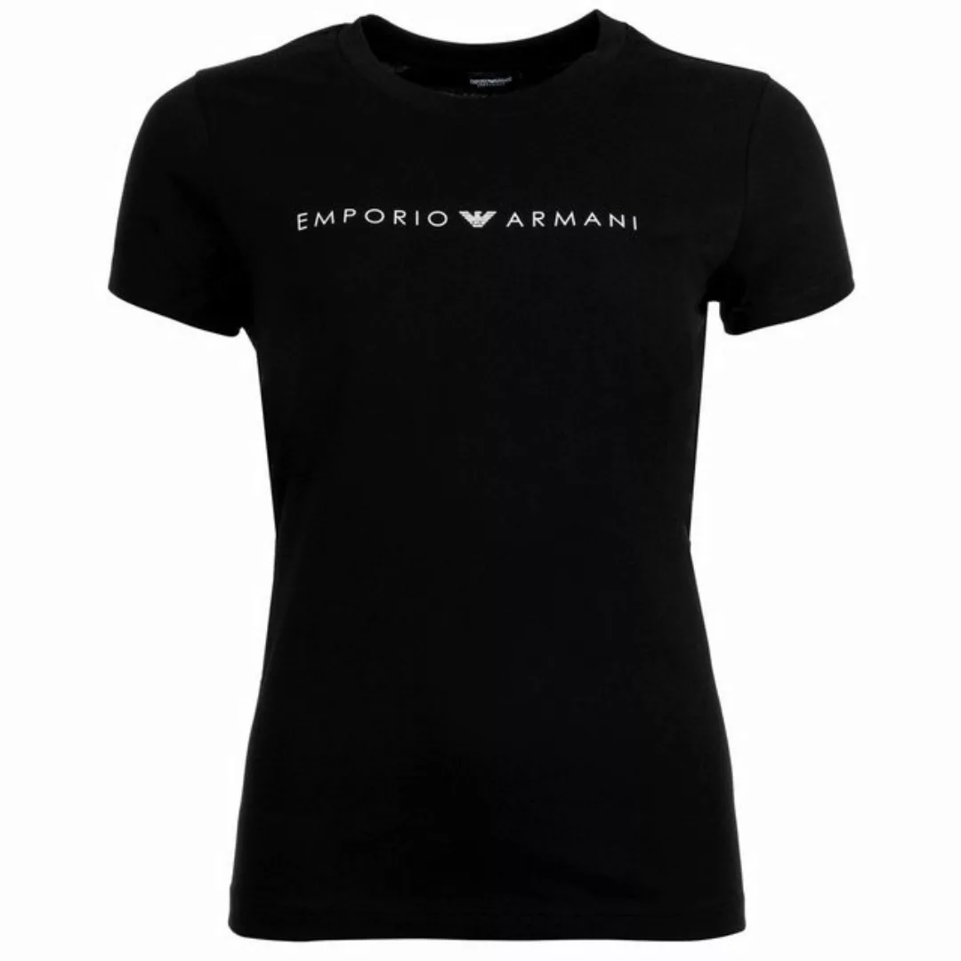 Emporio Armani T-Shirt Damen T-Shirt, Rundhals - ICONIC LOGOBAND günstig online kaufen