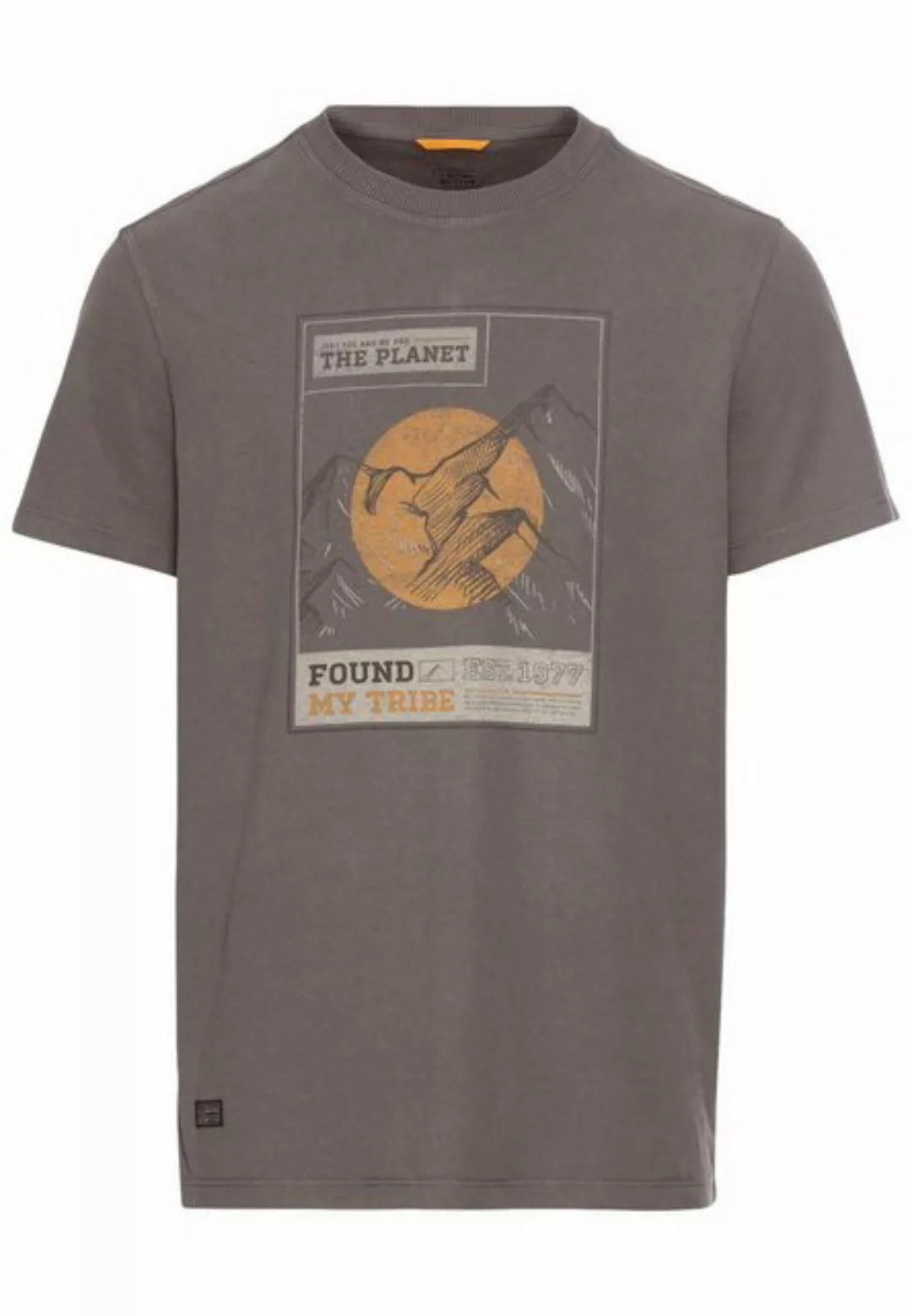 camel active T-Shirt T-Shirt 1/2Arm, Rock Grey günstig online kaufen