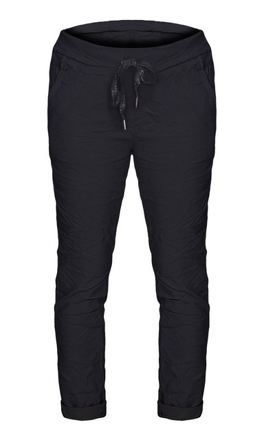 CLEO STYLE Stoffhose Damen Jogginghose 88 Schwarz günstig online kaufen