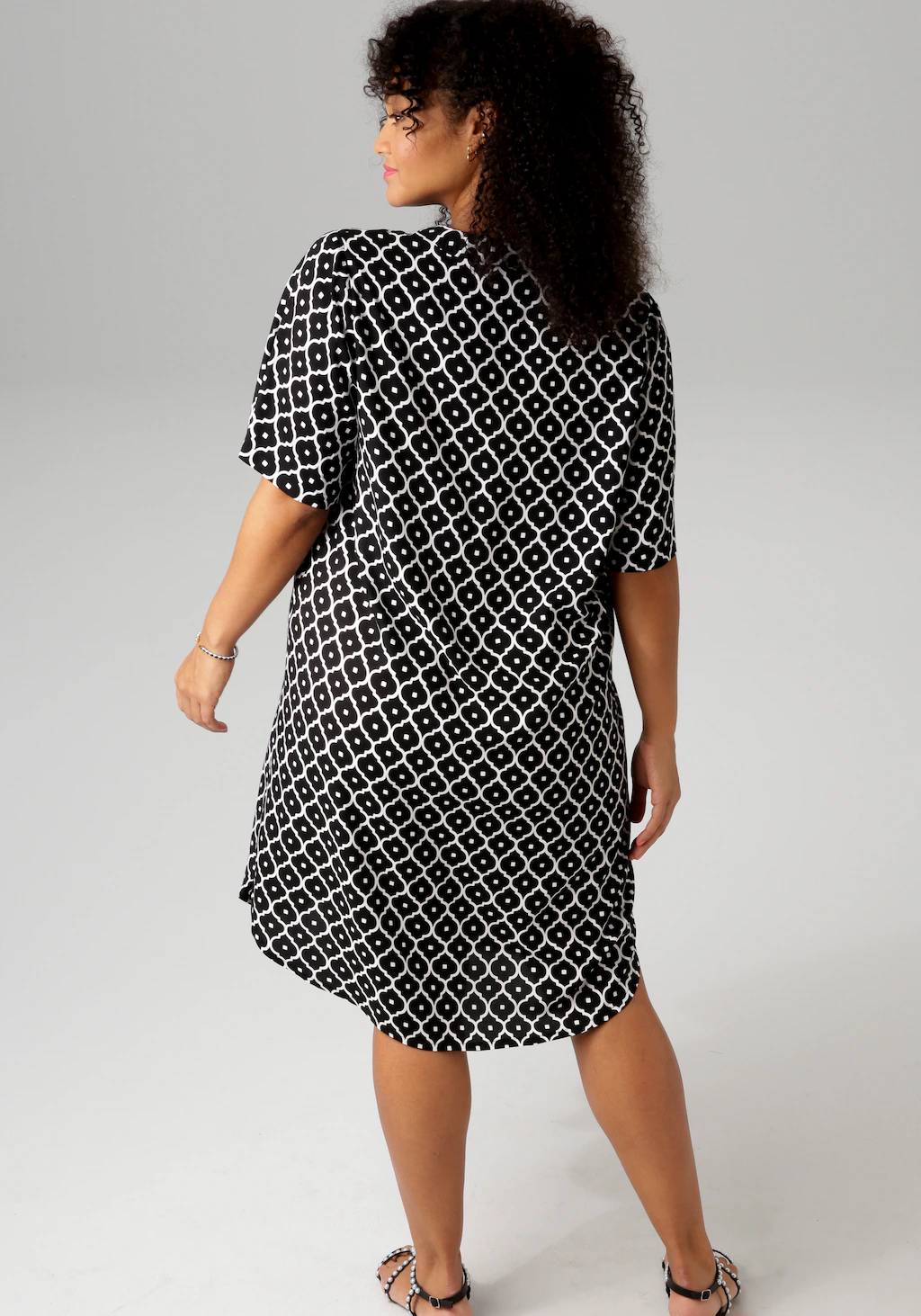 Aniston PLUS Blusenkleid, in trendigen Druck günstig online kaufen