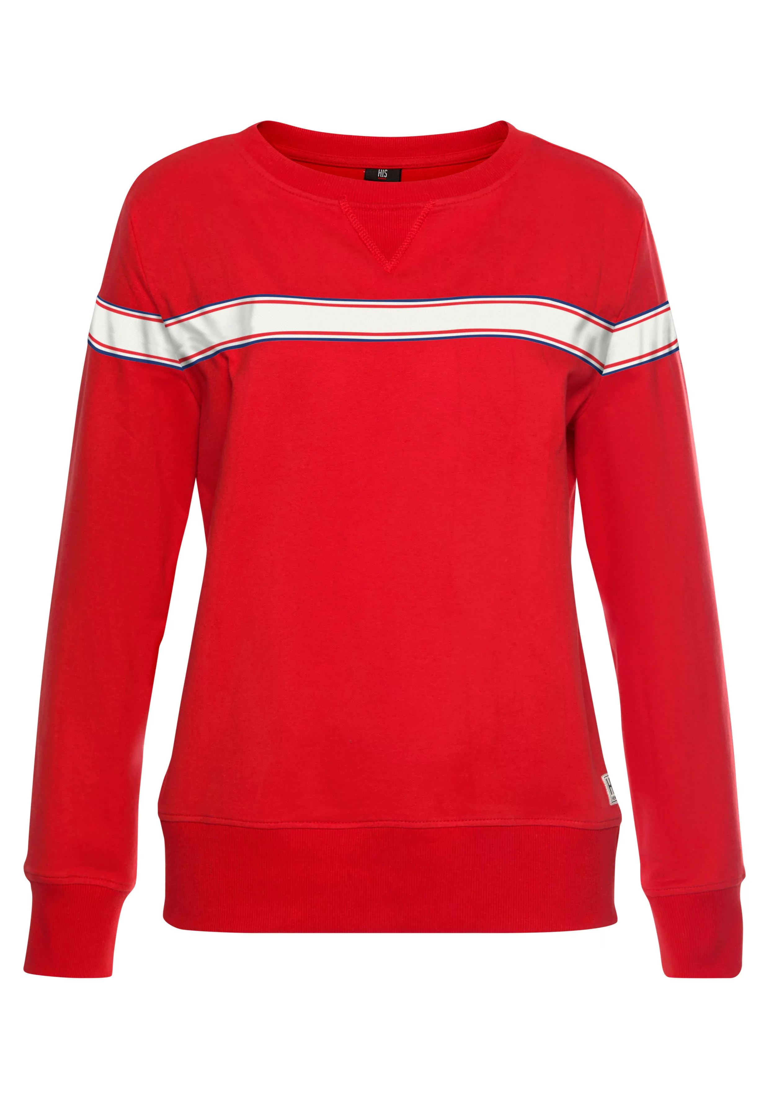 H.I.S Sweatshirt mit gestreiftem Tape, Loungewear, Loungeanzug günstig online kaufen