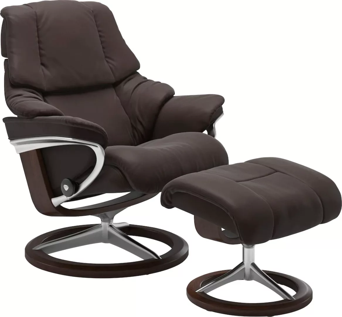 Stressless Fußhocker "Reno", mit Signature Base, Gestell Braun günstig online kaufen