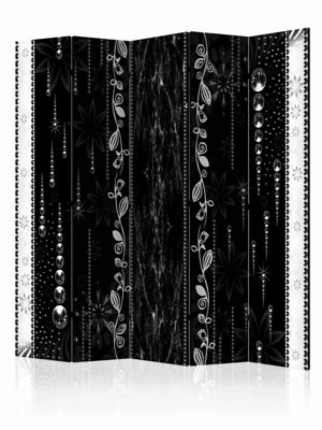 artgeist Paravent Black Elegance II [Room Dividers] mehrfarbig Gr. 225 x 17 günstig online kaufen