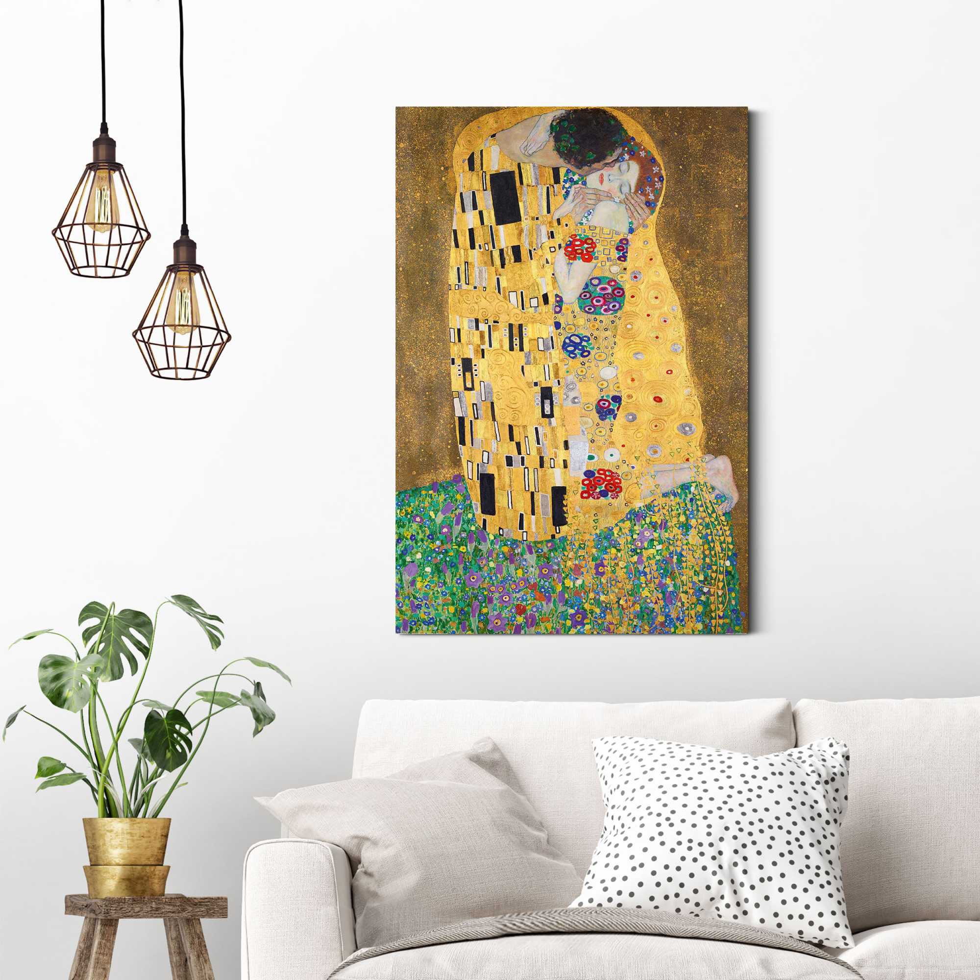 Reinders Holzbild "Deco Panel 60x90 Gustav Klimt - the kiss" günstig online kaufen