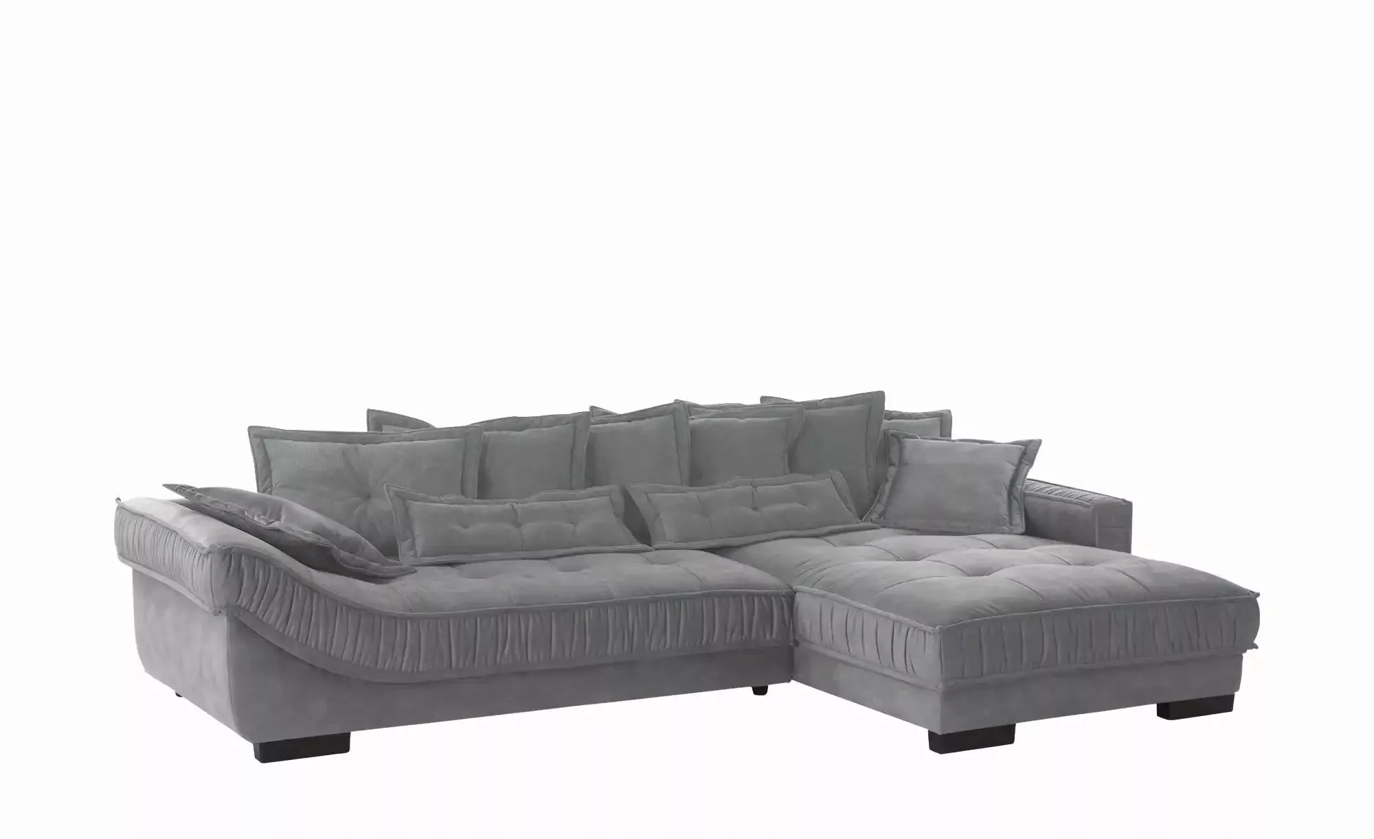 pop Ecksofa Zweifarbig Diwan III ¦ grau ¦ Maße (cm): B: 333 H: 90 T: 202.0 günstig online kaufen