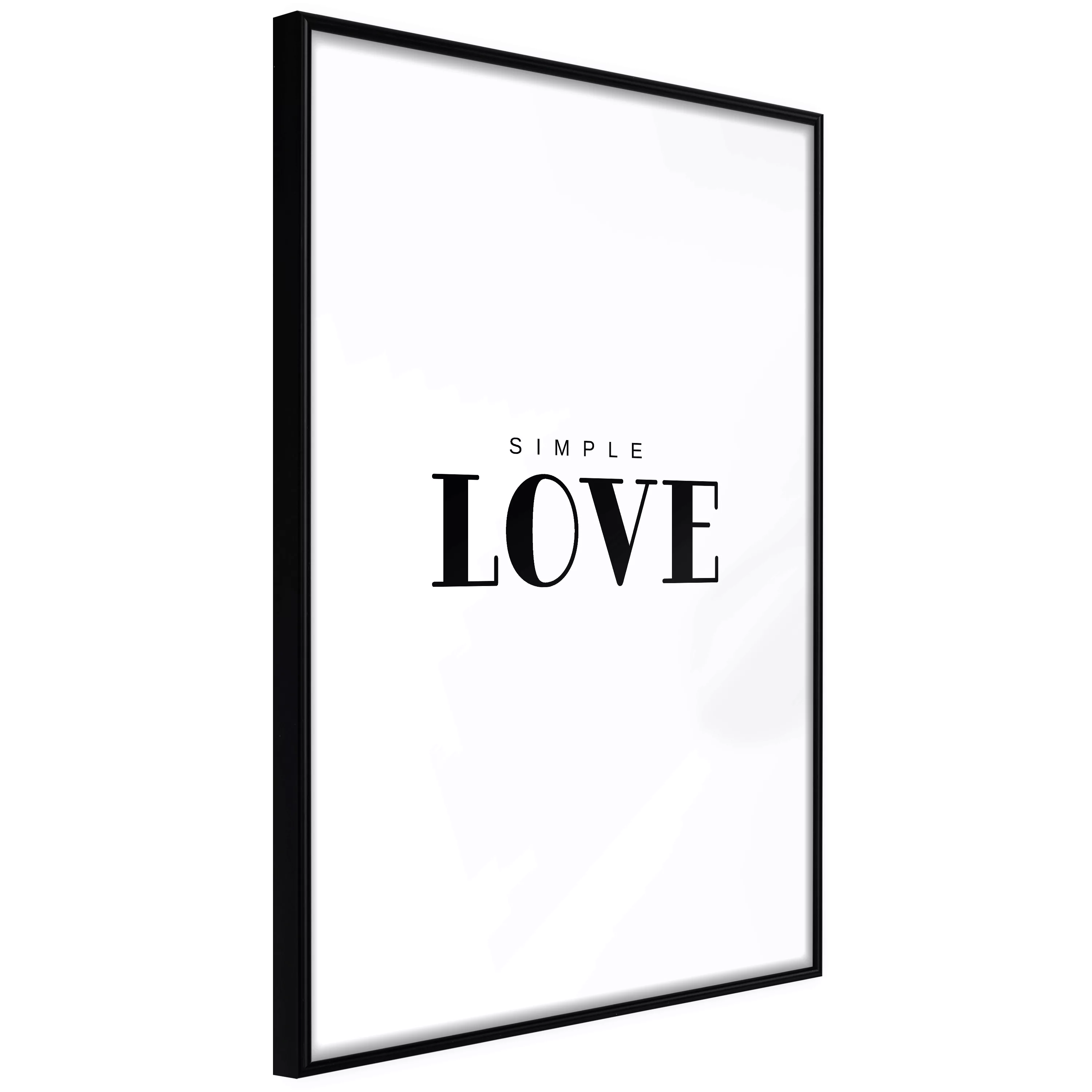 Poster - Simple Love günstig online kaufen
