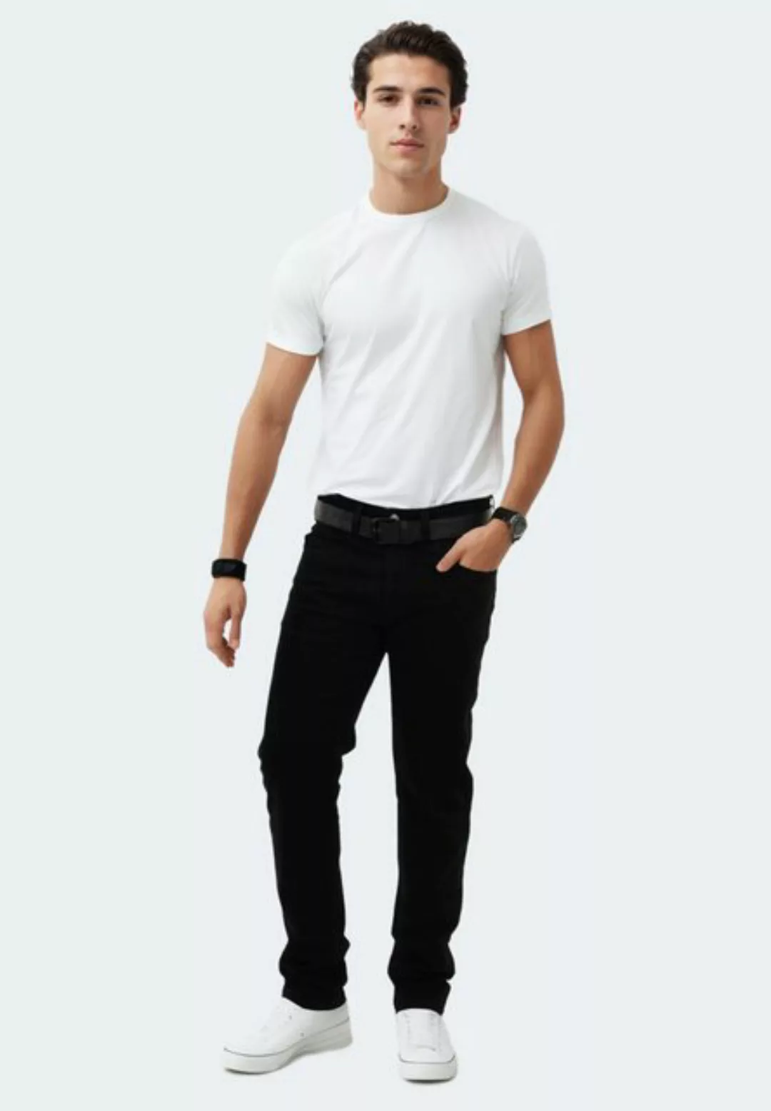Indicode Regular-fit-Jeans Ingianluca Stretch mit Elasthan günstig online kaufen