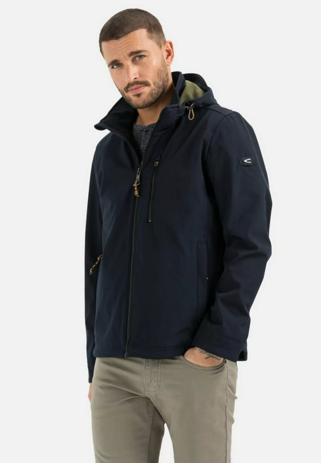 camel active Softshelljacke mit abnehmbarer Kapuze günstig online kaufen