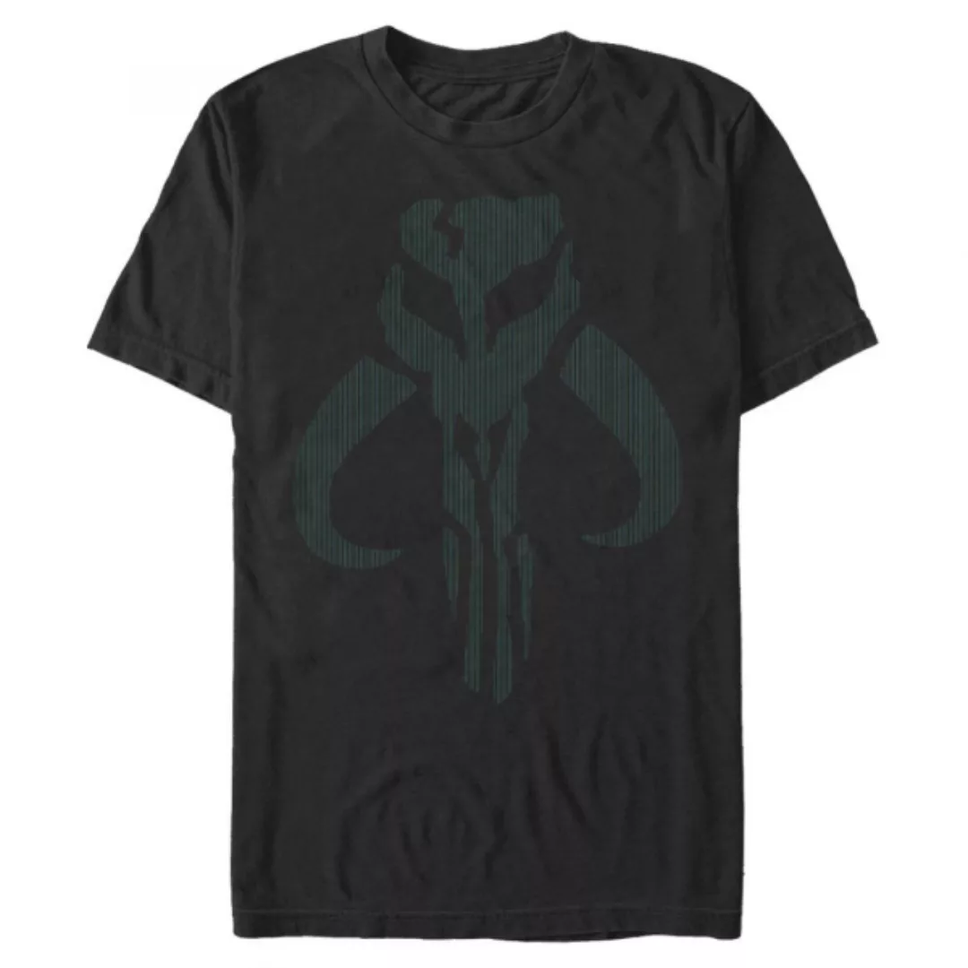 Star Wars - The Mandalorian - Symbol Mando Color Change - Männer T-Shirt günstig online kaufen