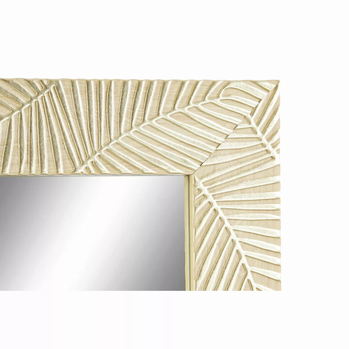 Wandspiegel Dkd Home Decor Kristall Polystyrol Tropical Pflanzenblatt (70 X günstig online kaufen