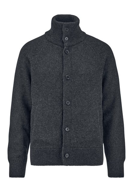 Hessnatur Strickjacke aus reiner Bio-Baumwolle und Schurwolle (1-tlg) günstig online kaufen