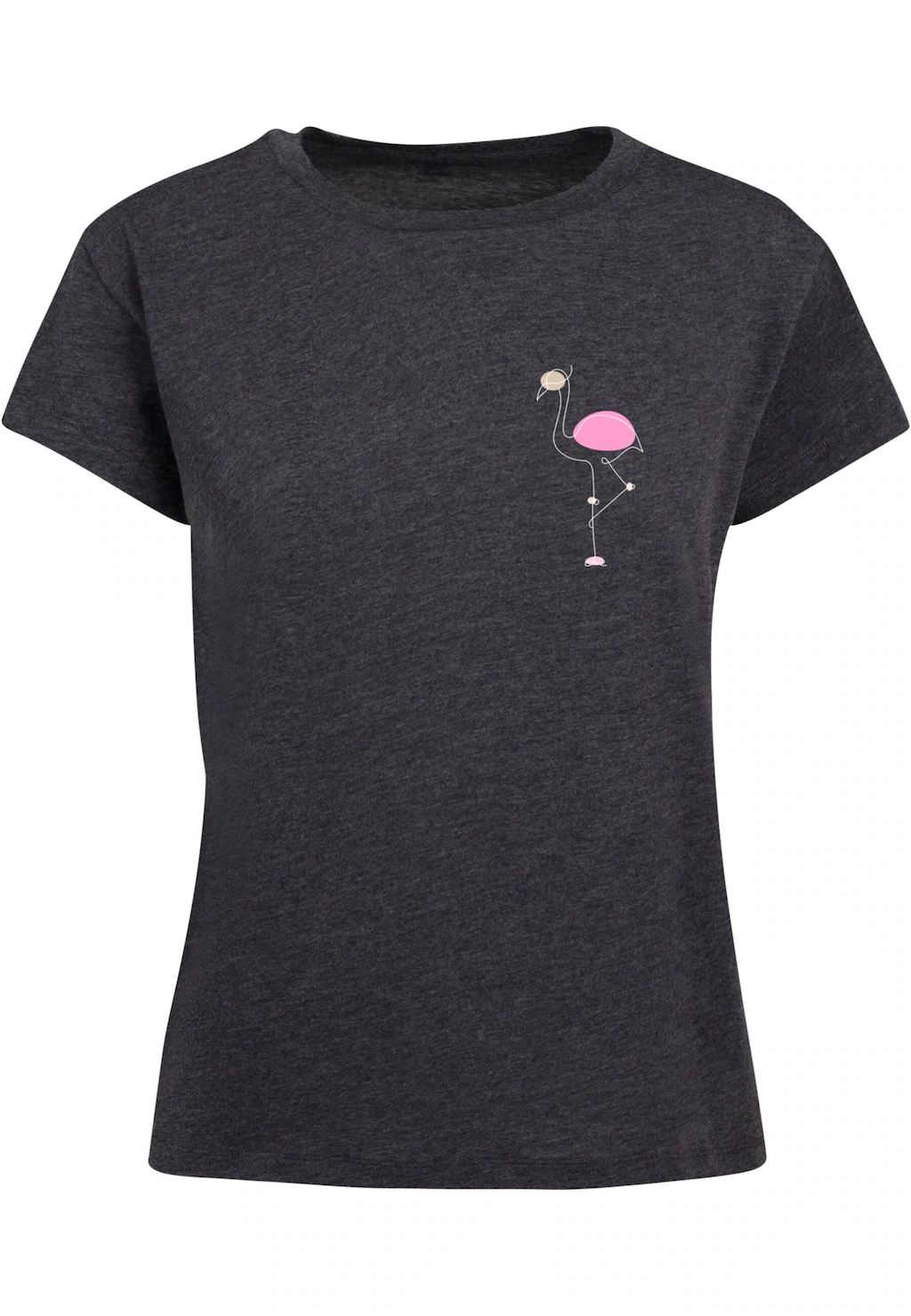 Merchcode T-Shirt "Merchcode Damen Ladies Flamingo Box Tee" günstig online kaufen