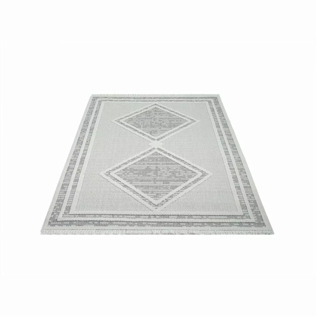 Carpet City Teppich »LINDO 8853«, rechteckig, 11 mm Höhe, Kurzflor, Hochtie günstig online kaufen