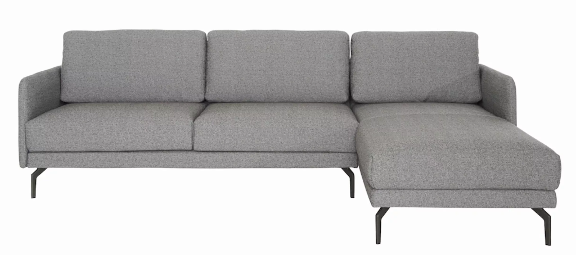 hülsta sofa Ecksofa "hs.450", Armlehne sehr schmal, Breite 274 cm, Alugussf günstig online kaufen