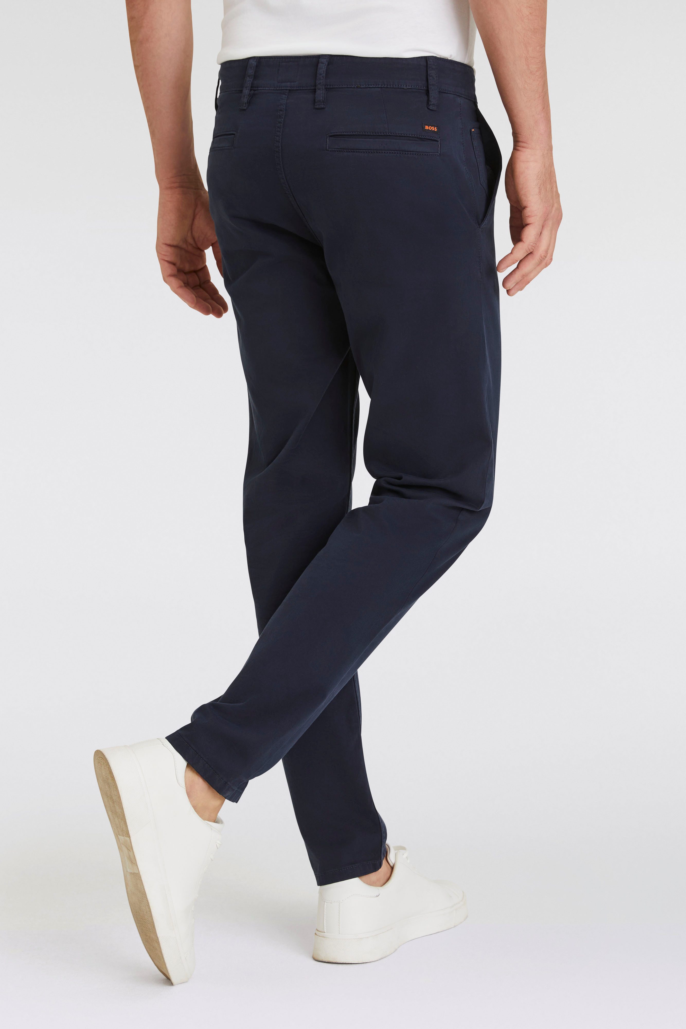 BOSS ORANGE Chinohose tapered mit BOSS günstig online kaufen
