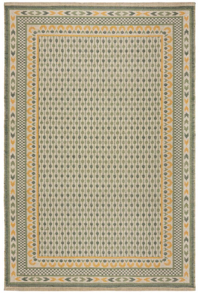 FLAIR RUGS Teppich »MARA JUTE«, rechteckig, 1 mm Höhe, Gewebter Jute-Bordür günstig online kaufen