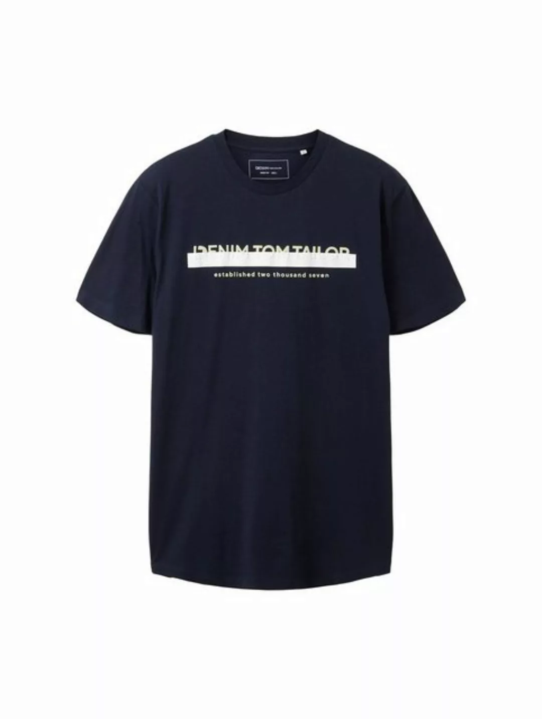 TOM TAILOR Denim T-Shirt T-Shirt mit Logo Print günstig online kaufen