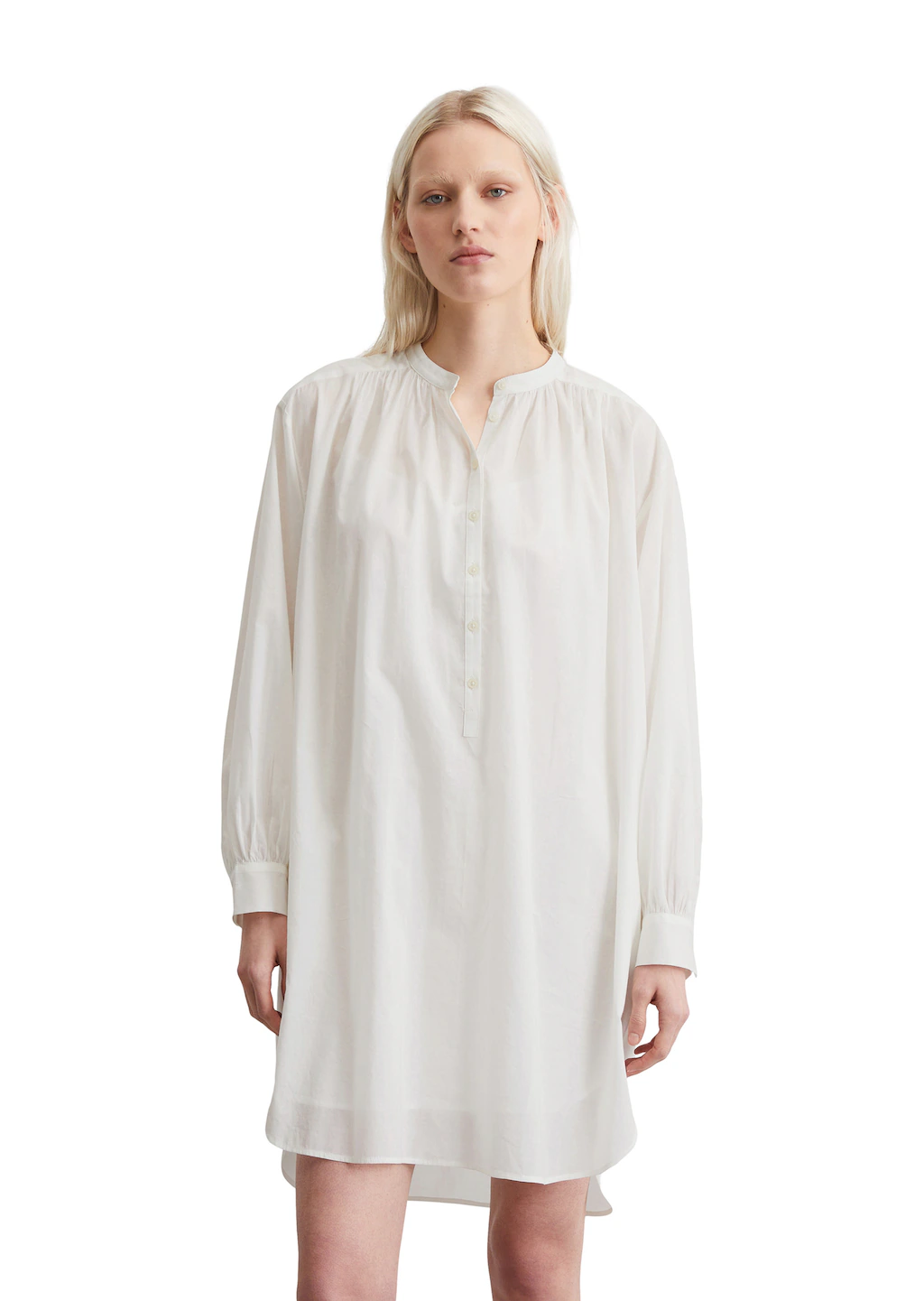 Marc OPolo Hemdblusenkleid "aus leichtem Baumwoll-Voile" günstig online kaufen