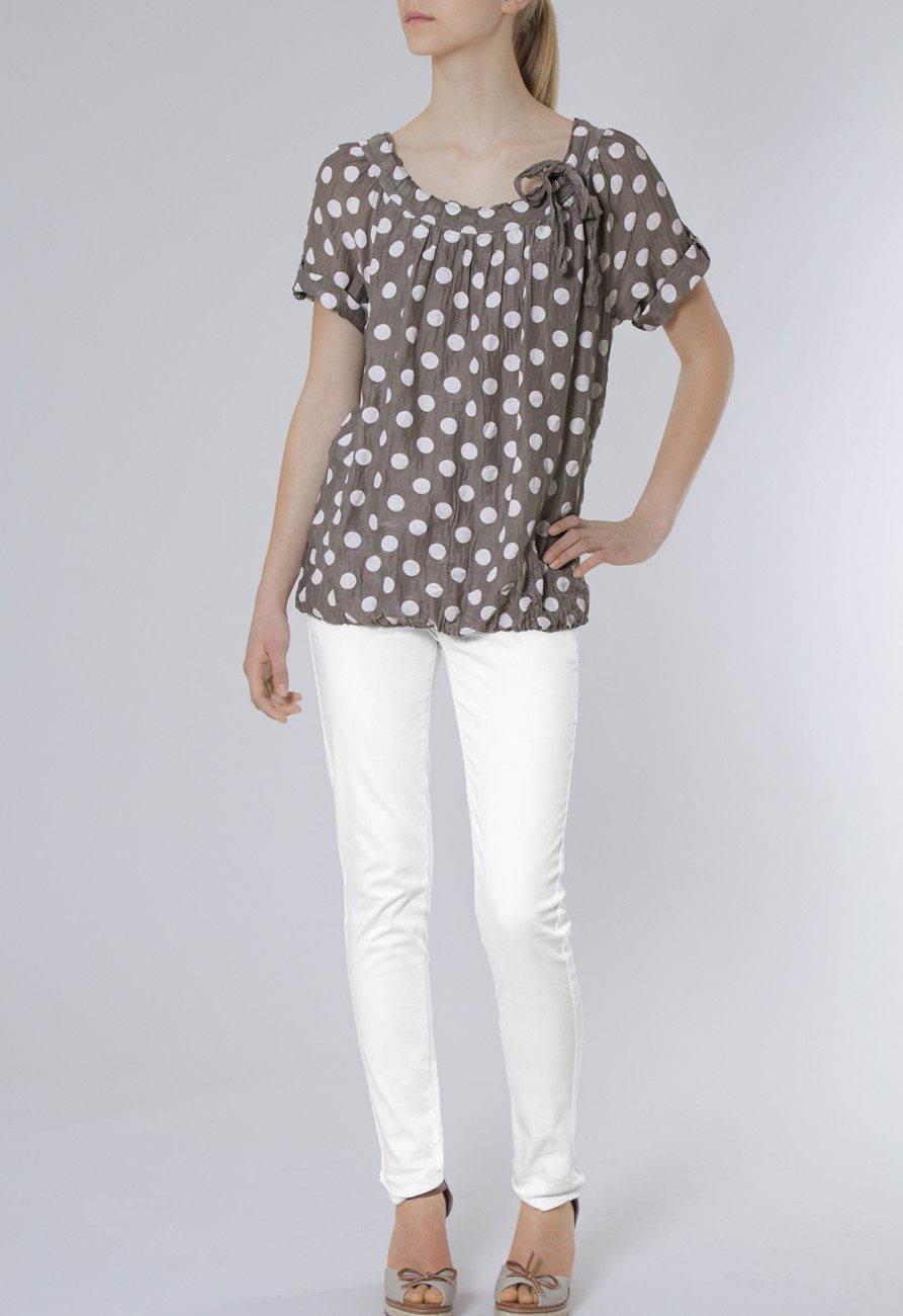 Caspar Shirtbluse BLU001 Damen leichte Sommerbluse günstig online kaufen