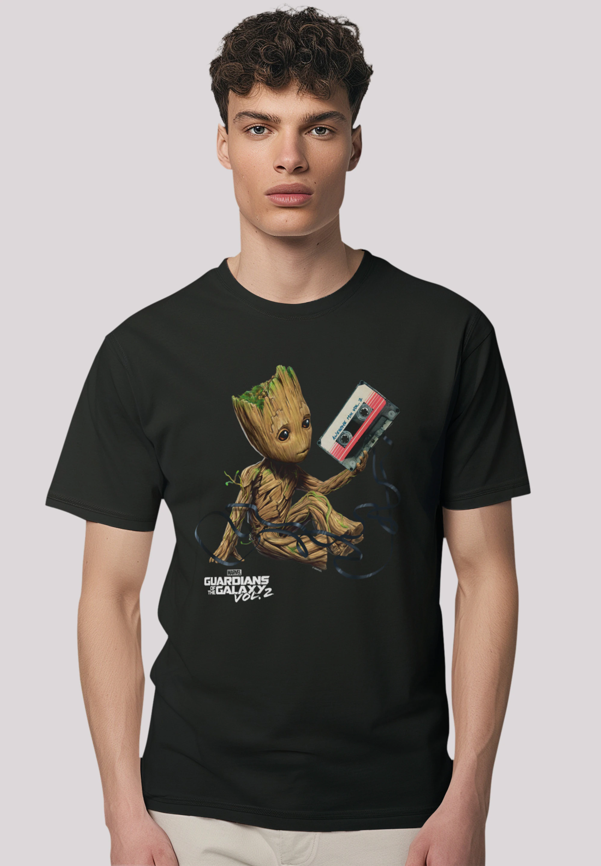 F4NT4STIC T-Shirt "Marvel Guardians Of The Galaxy Vol2 Groot Tape", Premium günstig online kaufen