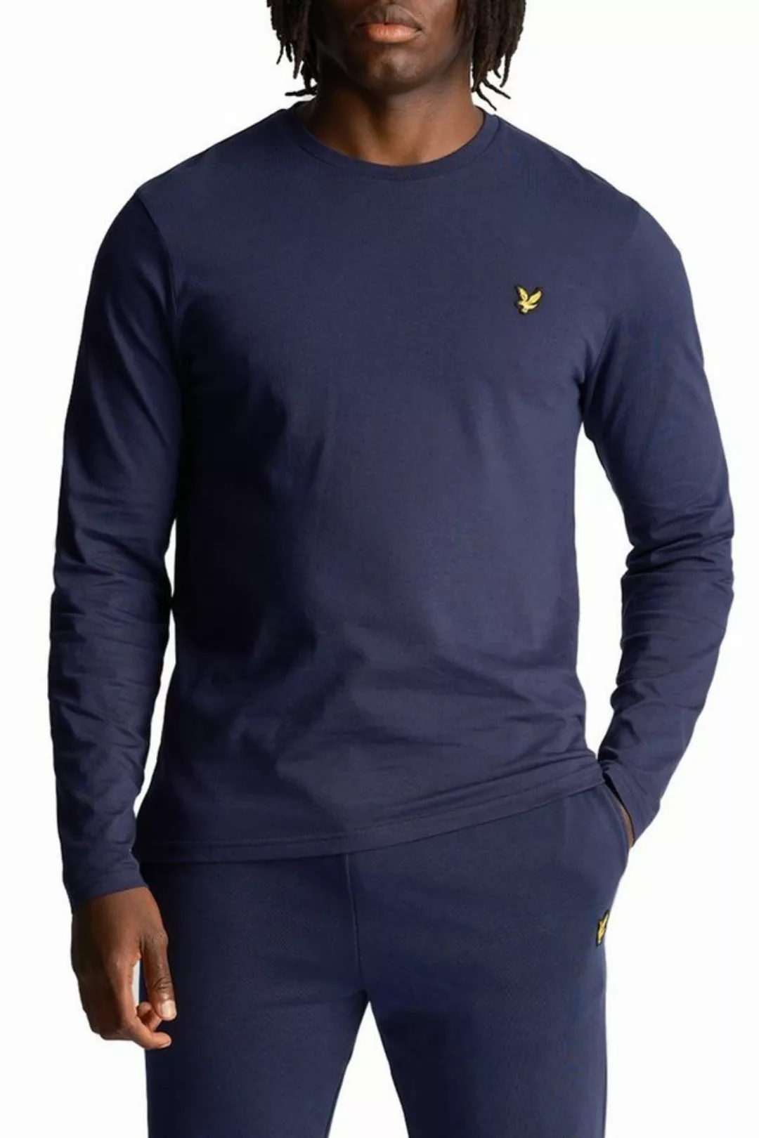 Lyle & Scott Langarmshirt 100% Baumwolle Gerader Schnitt günstig online kaufen