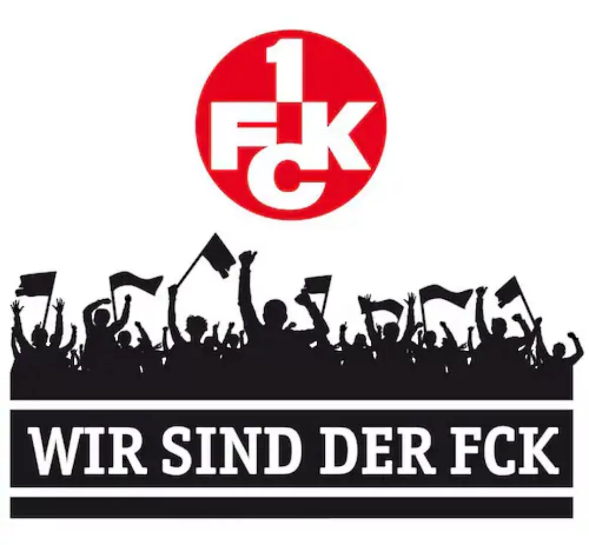 Wall-Art Wandtattoo "Wir sind der FCK mit Logo", (1 St.) günstig online kaufen