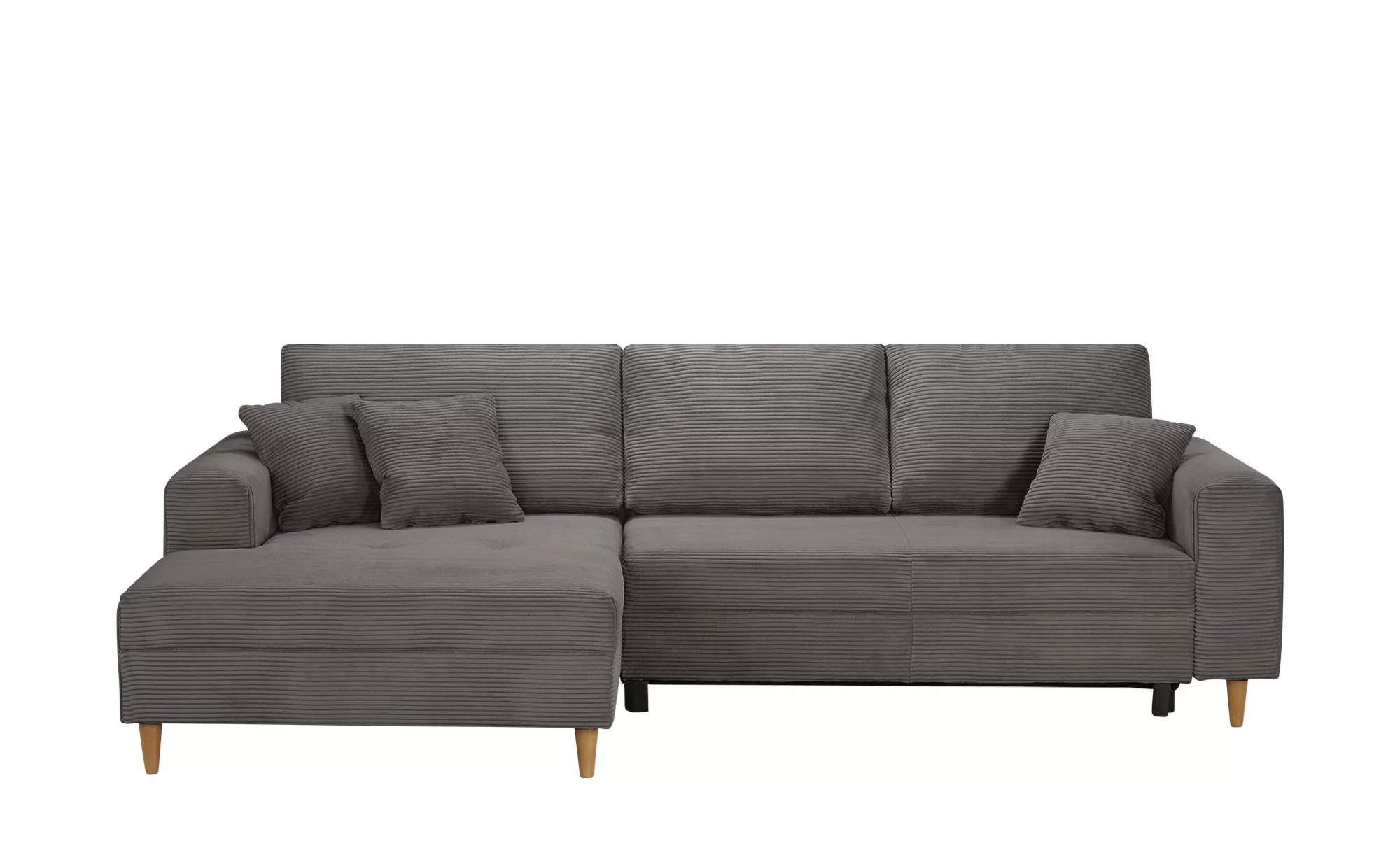 Ecksofa  Benedita ¦ braun ¦ Maße (cm): B: 275 H: 91 T: 173 Polstermöbel > S günstig online kaufen