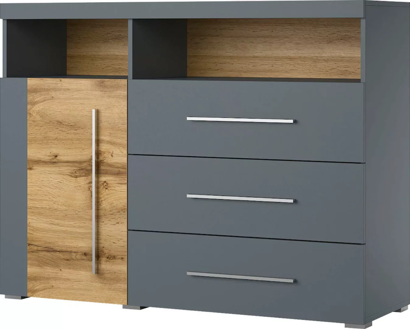 INOSIGN Sideboard "Roger,Breite 120cm, moderne Anrichte mit 3 Schubladen", günstig online kaufen