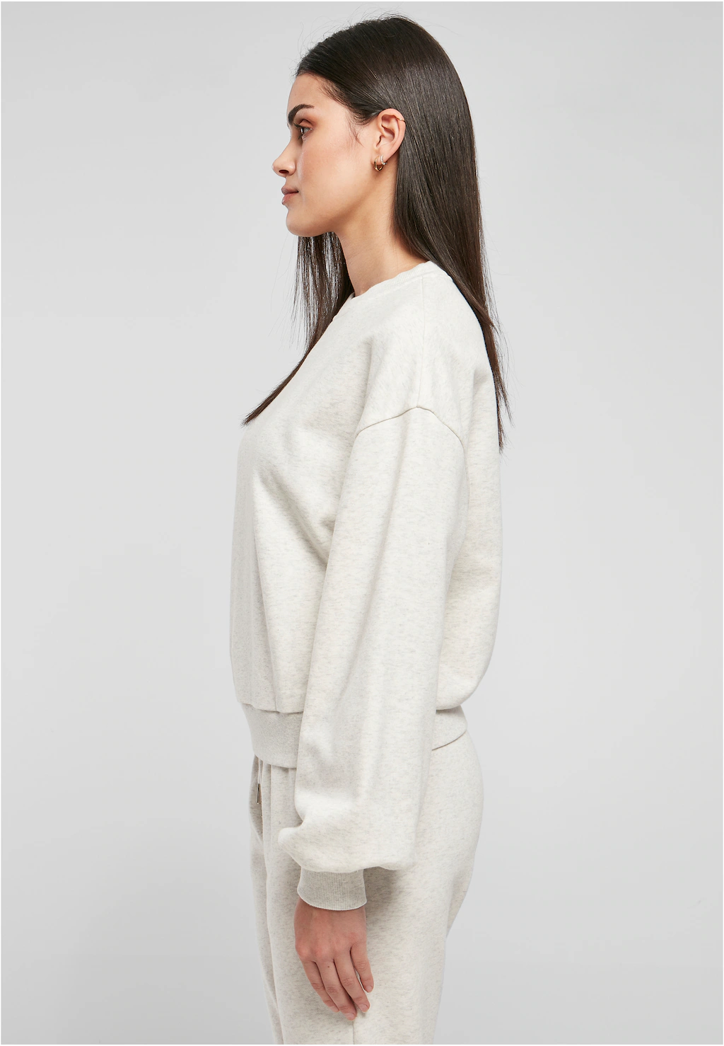 URBAN CLASSICS Sweater "Urban Classics Damen Ladies Oversized Color Melange günstig online kaufen