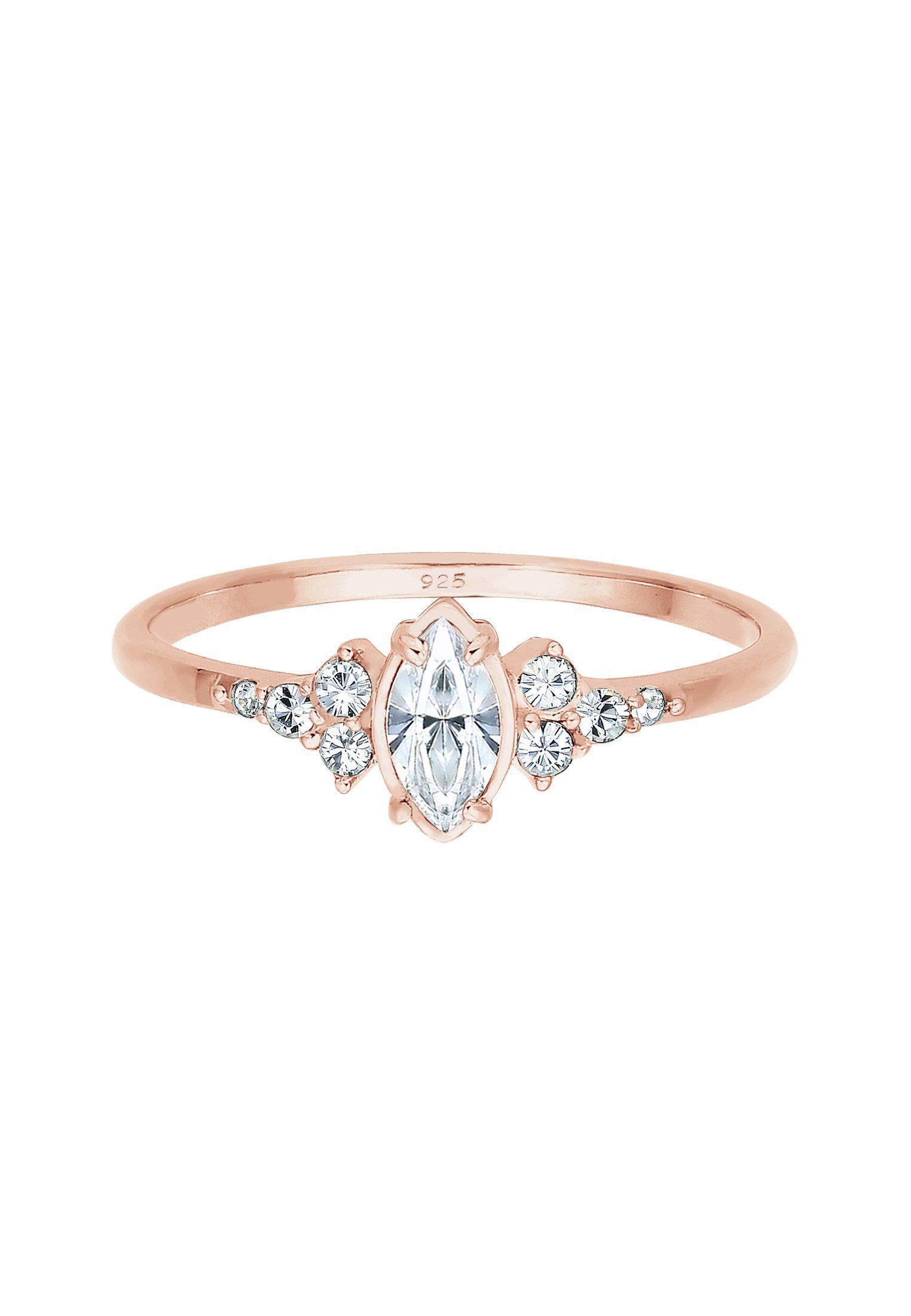 Elli Verlobungsring Marquise Design 925 Silber, günstig online kaufen