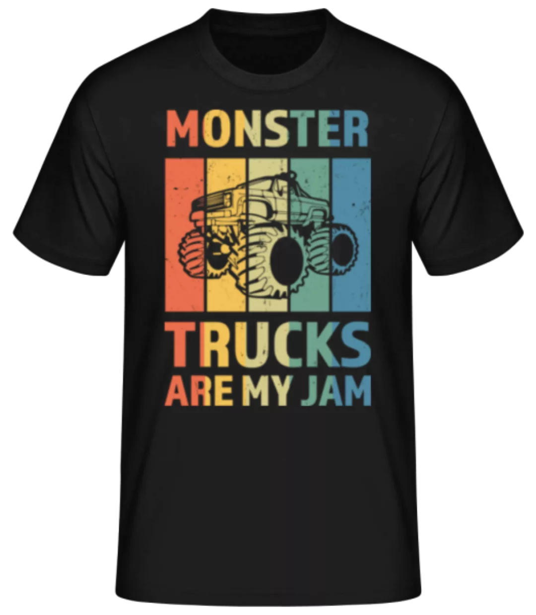 Retro Monster Trucks · Männer Basic T-Shirt günstig online kaufen