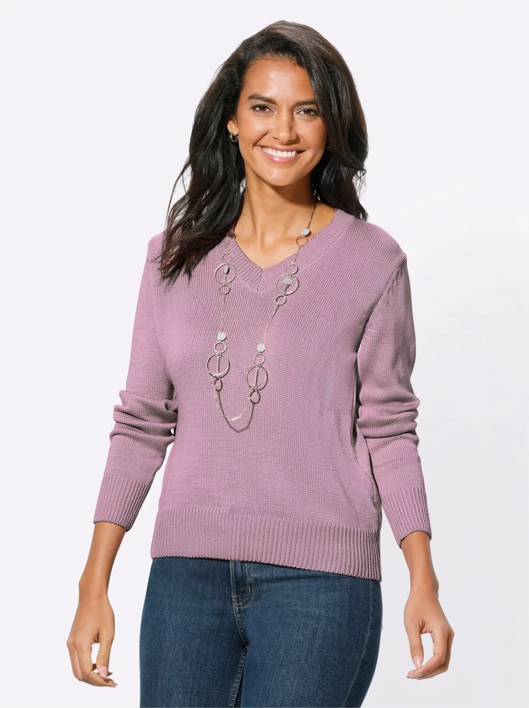 Casual Looks V-Ausschnitt-Pullover "Pullover" günstig online kaufen