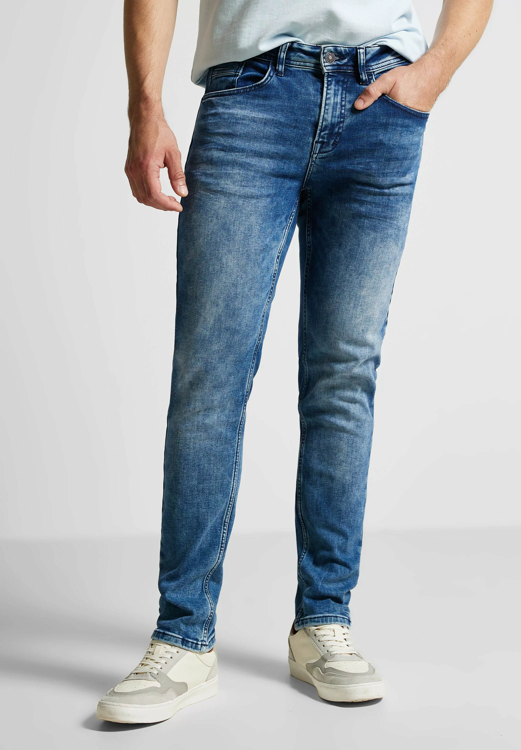 STREET ONE MEN Gerade Jeans, 5-Pocket-Style günstig online kaufen