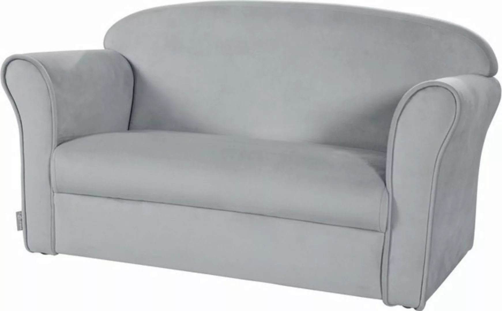 roba® Sofa Lil Sofa mit Armlehnen, bequeme Kindercouch mit Samtstoff bezoge günstig online kaufen