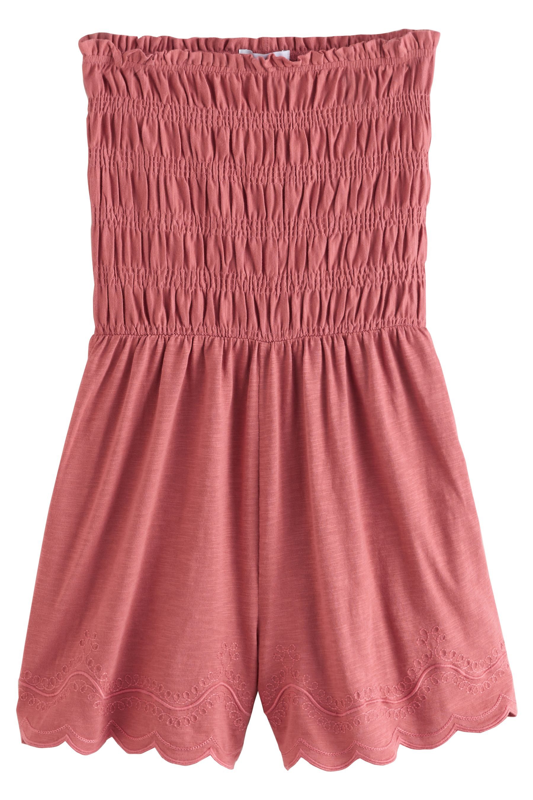 Next Playsuit Gesmokter Bandeau-Playsuit, Kurzgröße (1-tlg) günstig online kaufen