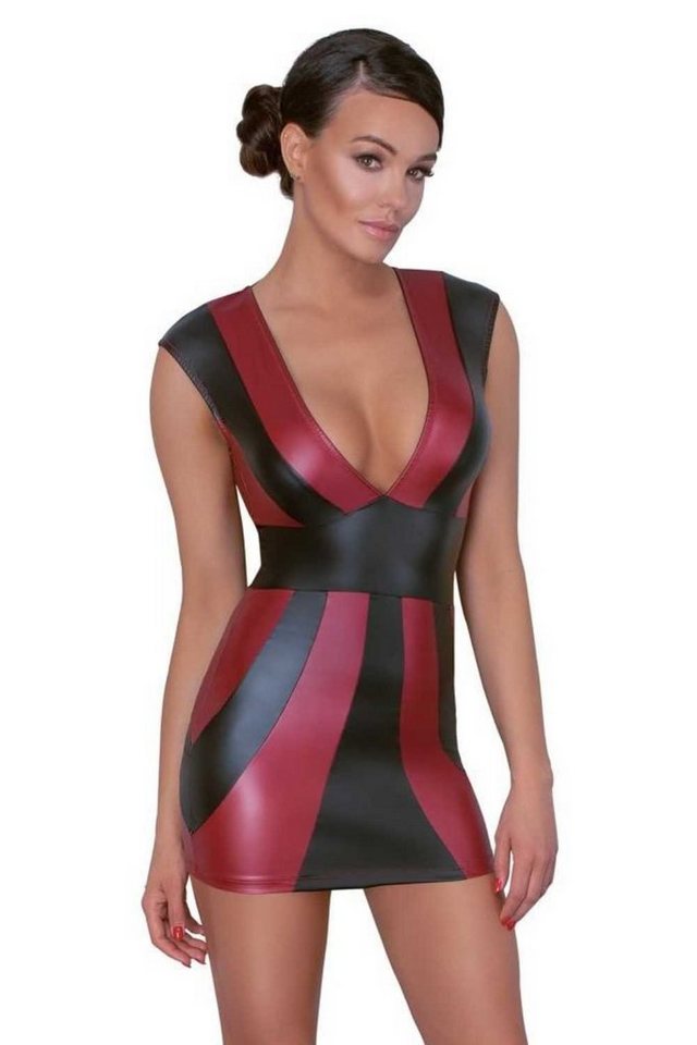 Cottelli PARTY Minikleid Mini Kleid schwarz-rot sexy S (1-tlg) günstig online kaufen