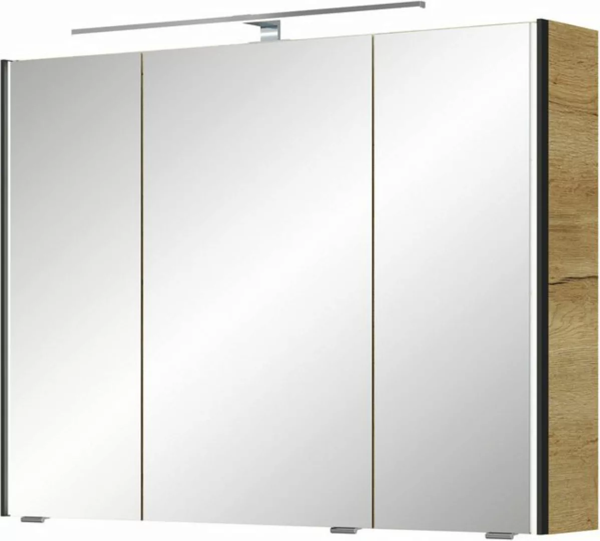 Saphir Spiegelschrank Serie 7045 Badezimmer-Spiegelschrank inkl. LED-Beleuc günstig online kaufen