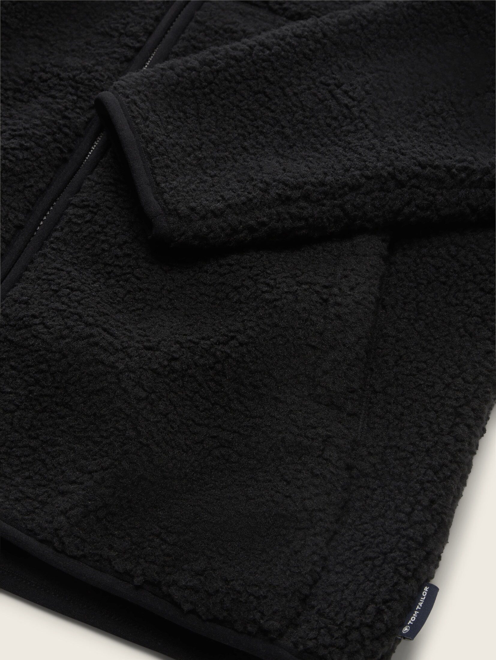 TOM TAILOR Sweatshirt Teddyjacke mit Stehkragen günstig online kaufen