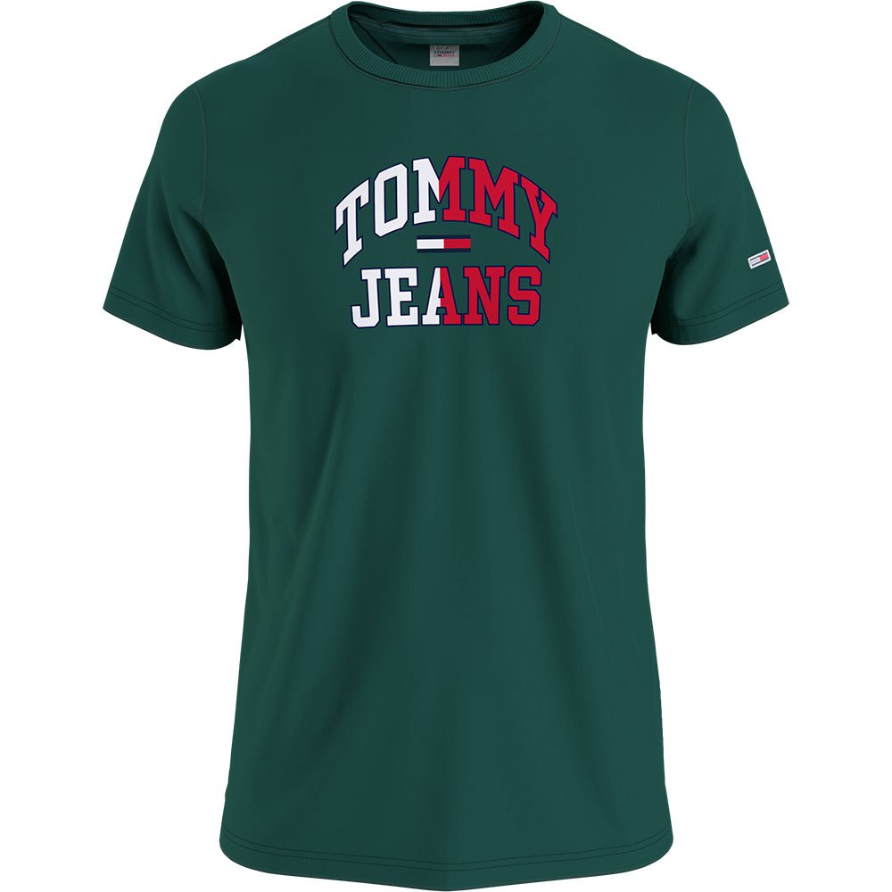 Tommy Jeans Entry Collegiate Kurzärmeliges T-shirt 2XL Rural Green günstig online kaufen